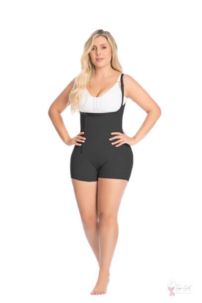 High Back Side Zip Short-Faja Girl