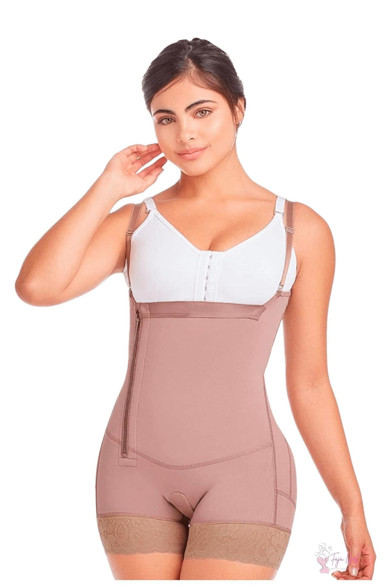 High Back Side Zip Short-Faja Girl