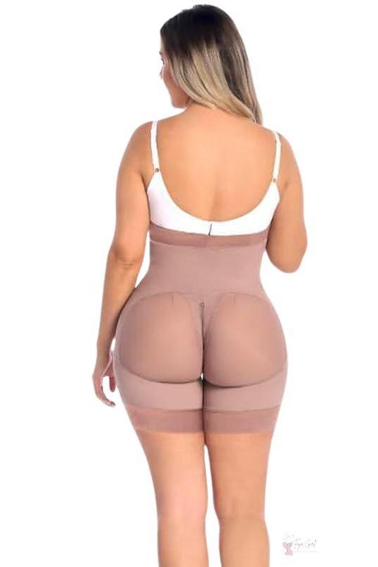 Side Zip Strapless Short-Faja Girl