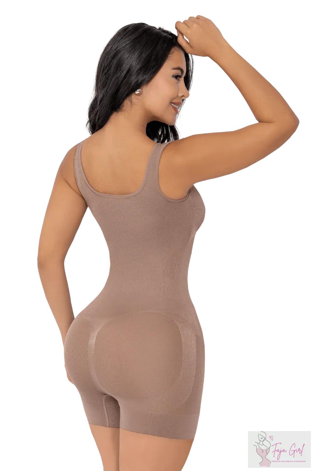 Thick Strap Seamless Bodysuit-Faja Girl