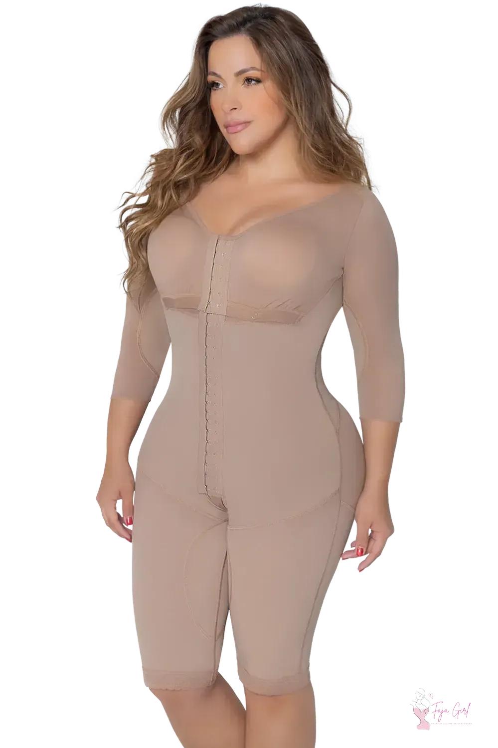 Full Body Shaper with Sleeves-Faja Girl