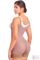 High Back Side Zip Short-Faja Girl