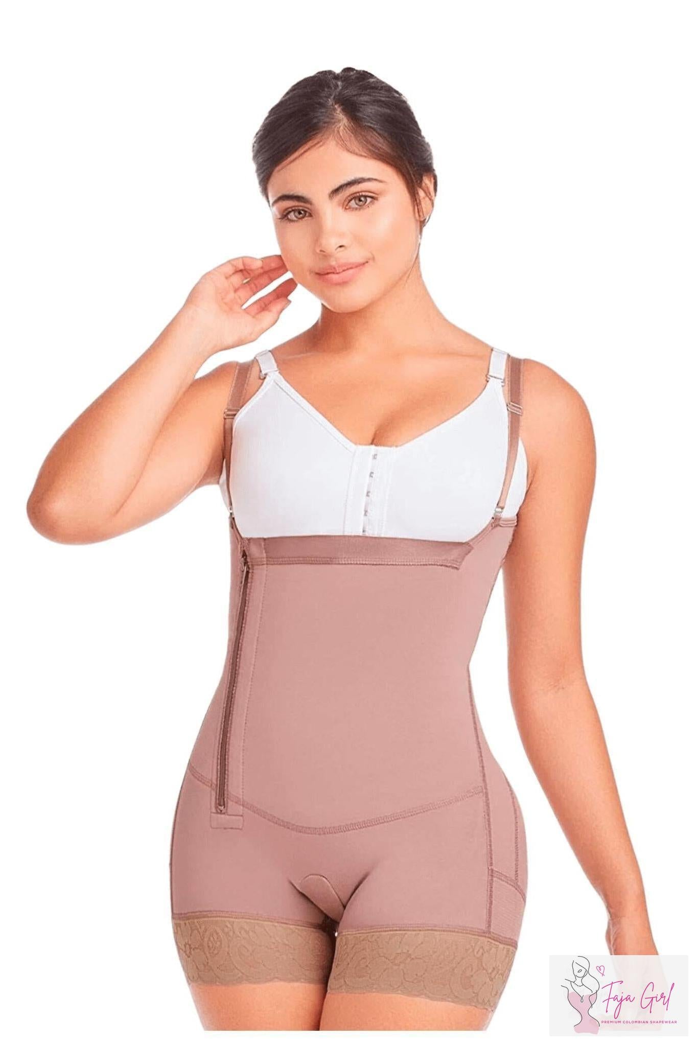 High Back Side Zip Short-Faja Girl