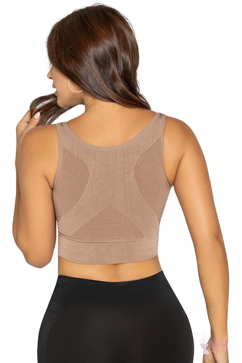 Seamless Front Closure Bra-Faja Girl