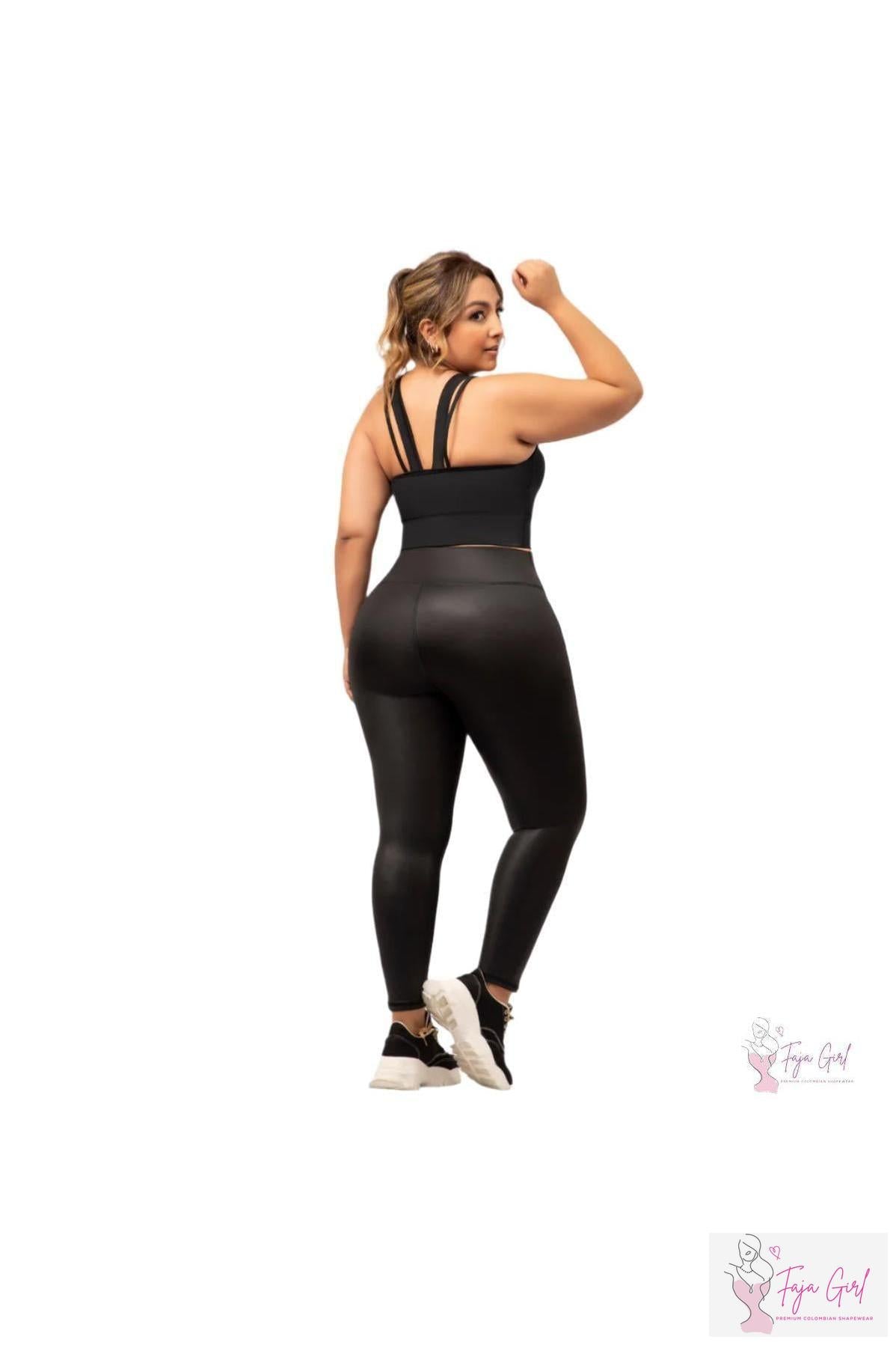 Shiny Shapewear Legging-Faja Girl