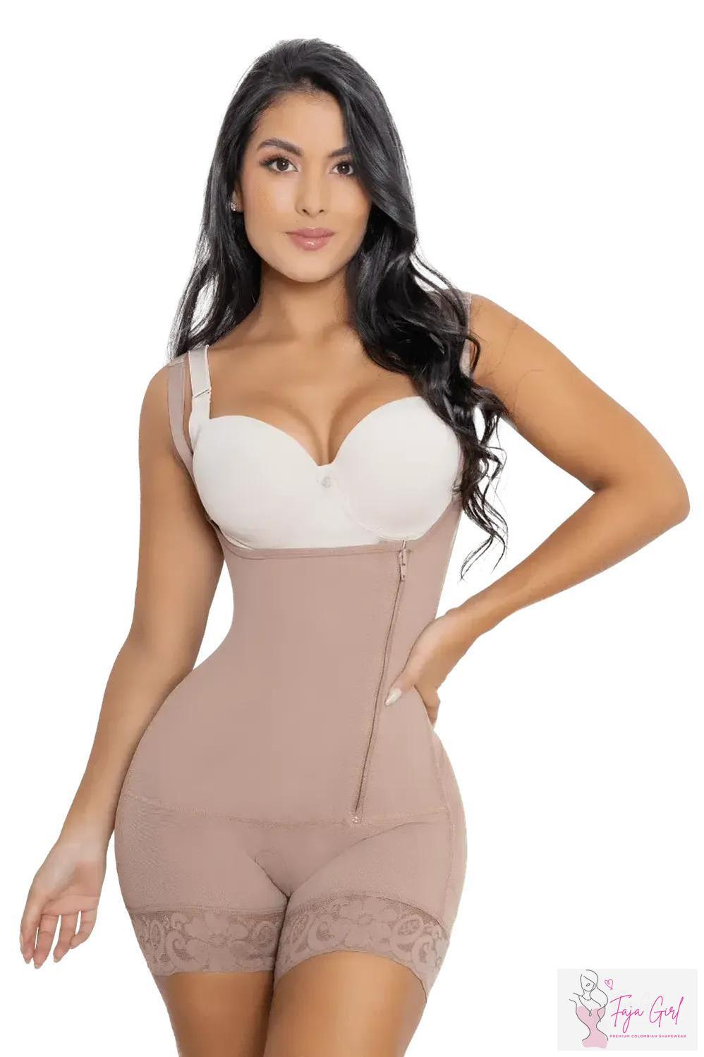 Side Zipper Fullbody Short-Shapewear-Faja Girl
