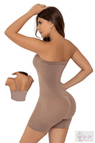 Strapless Seamless Bodysuit-Faja Girl