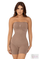 Strapless Seamless Bodysuit-Faja Girl