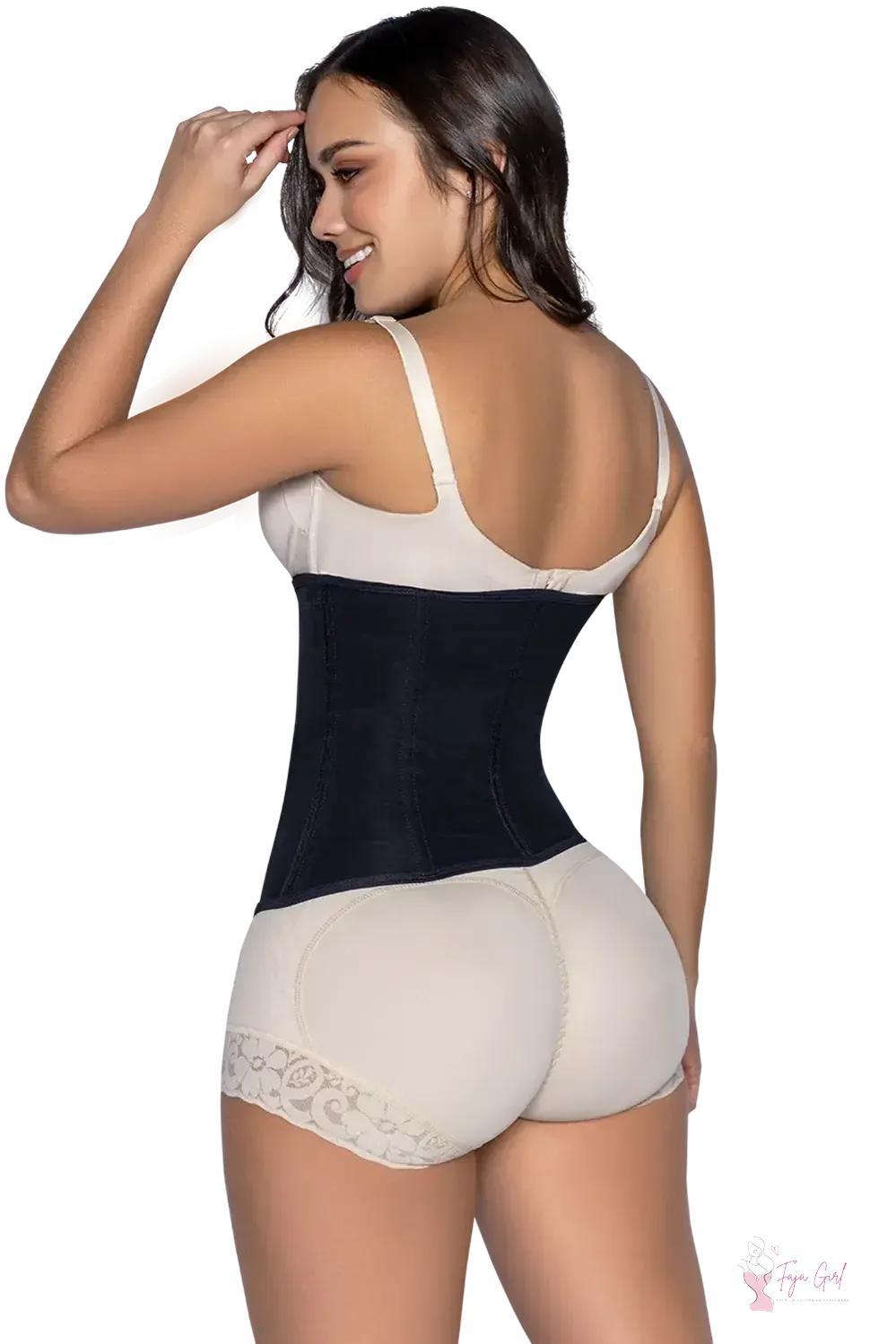 Zipper Powernet Waist Trainer-Faja Girl