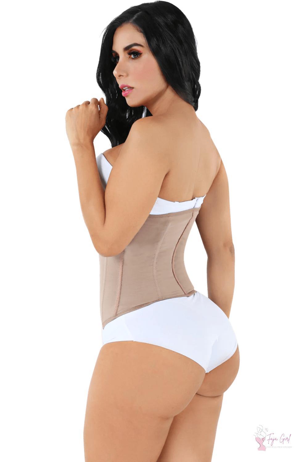 Zipper Powernet Waist Trainer-Faja Girl